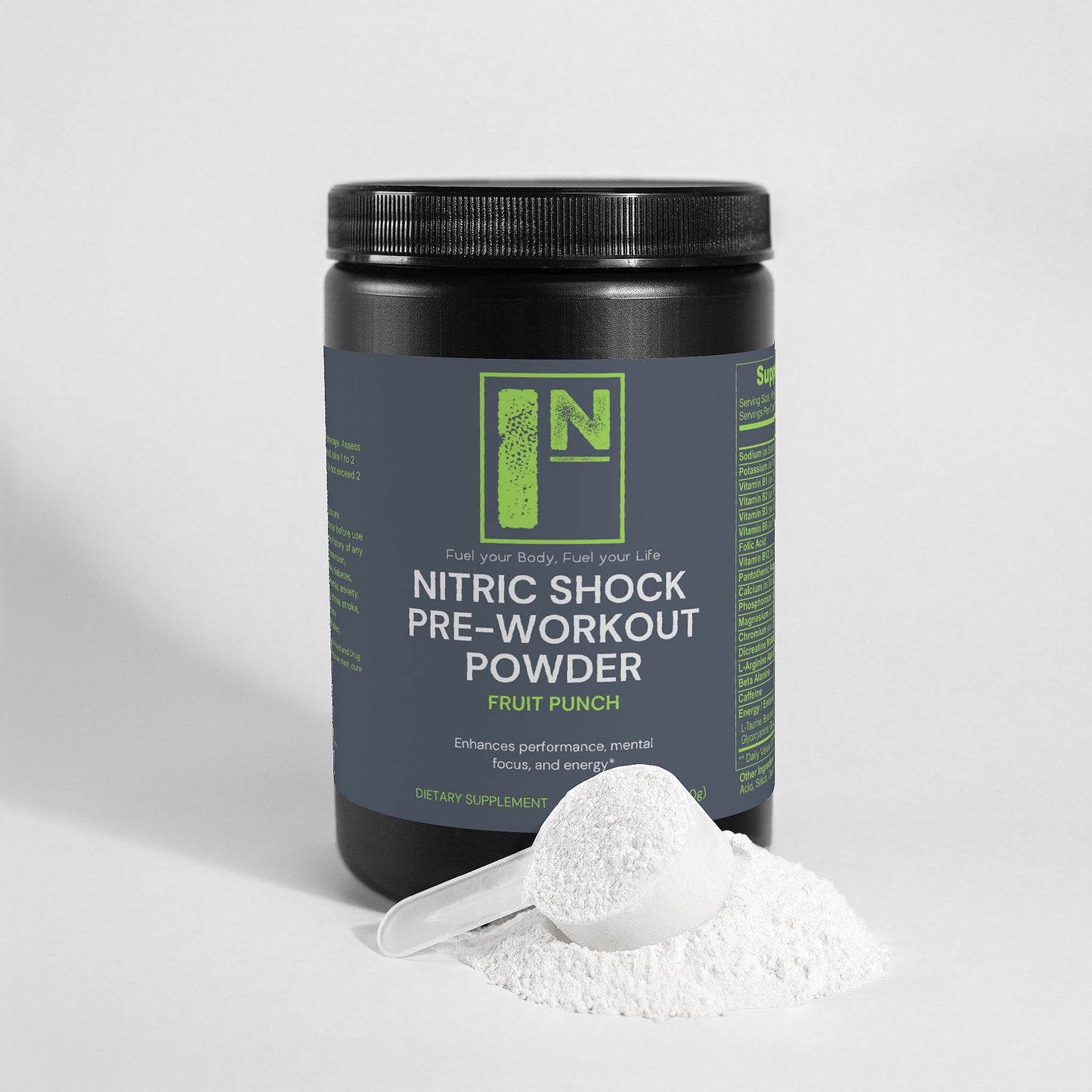 Nitric Shock Pre-Workout Powder (Fruit Punch)