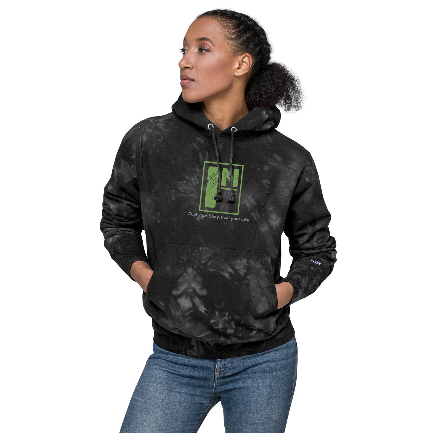 Unisex Champion tie-dye hoodie